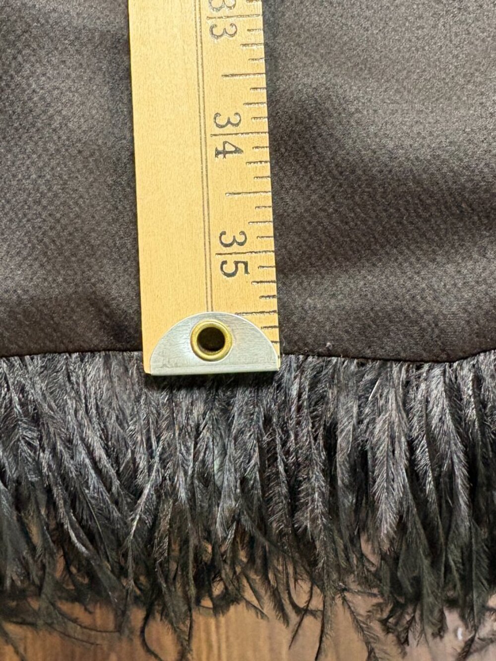 Michael Kors Black Feather Hem Halter Neck Cocktail Dress Y2K Evening Chic L - Picture 7 of 9